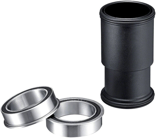 e*thirteen  BB92 Press Fit Bottom Bracket - 68/73/83mm For all e*thirteen Base Cranks 24mm Spindle BLK Bottom Brackets E*thirteen   