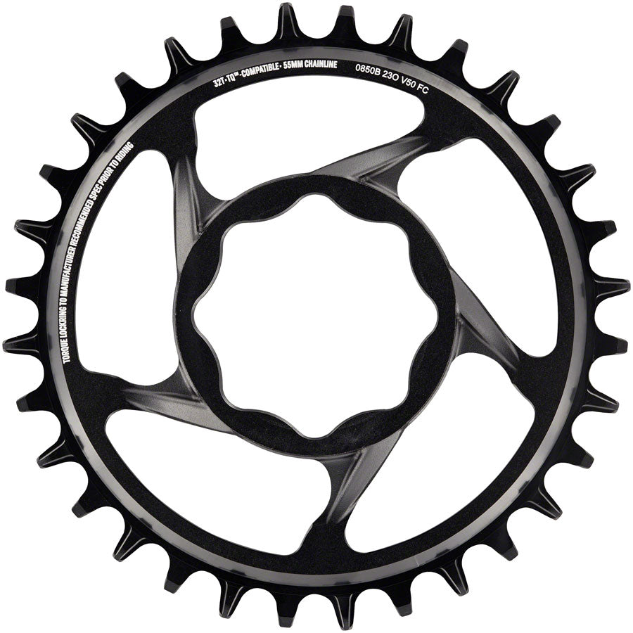 e*thirteen e*spec Direct Mount Chainring - 32t 11/12 Speed For TQ CL55 Black Chainrings E*thirteen   