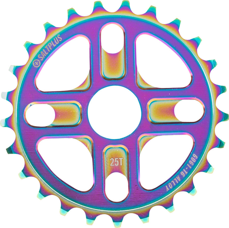 Salt Plus Manta Bolt Drive Sprocket 25t Oilslick Includes Adaptors 19 22mm Spindles Sprocket Salt   