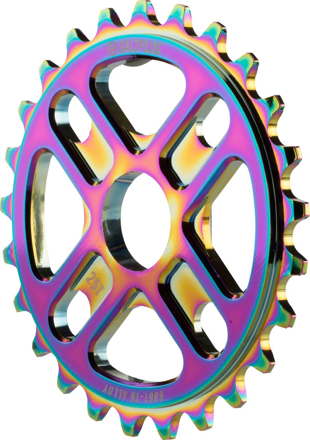 Salt Plus Manta Bolt Drive Sprocket 25t Oilslick Includes Adaptors 19 22mm Spindles Sprocket Salt   