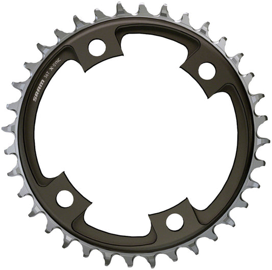 SRAM 40 Tooth 107mm BCD x 4-Bolt 1x12-Speed X-Sync Chainring Blast Black Chainrings SRAM   