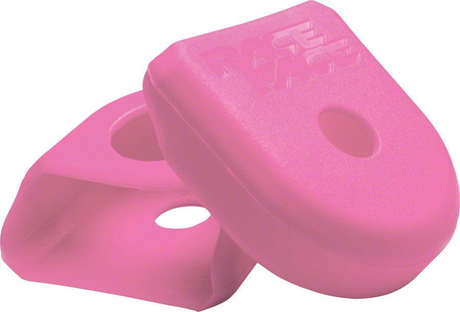 RaceFace Crank Boots: For Carbon Cranks 2-Pack Pink Crank Bolts and Parts Race Face   