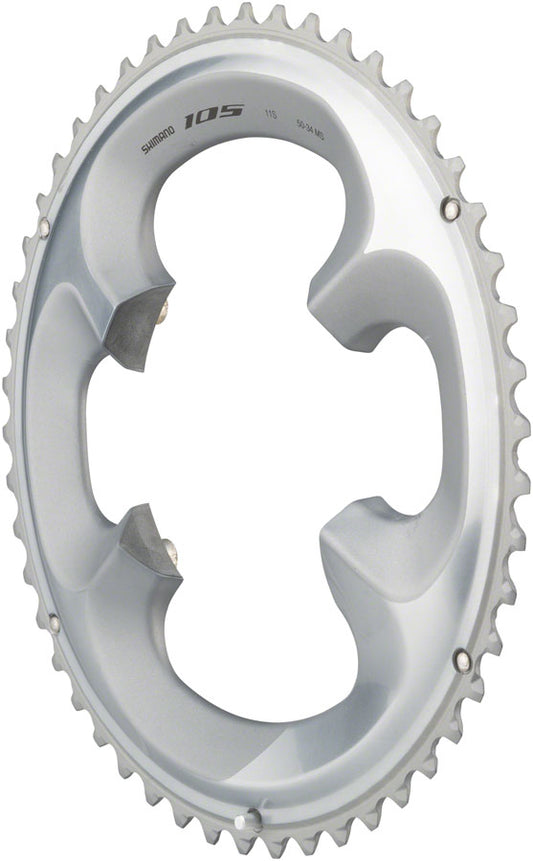 Shimano 105 FC-R7000 50t 4x110 bcd Asymmetric Chainring Silver Chainrings Shimano   