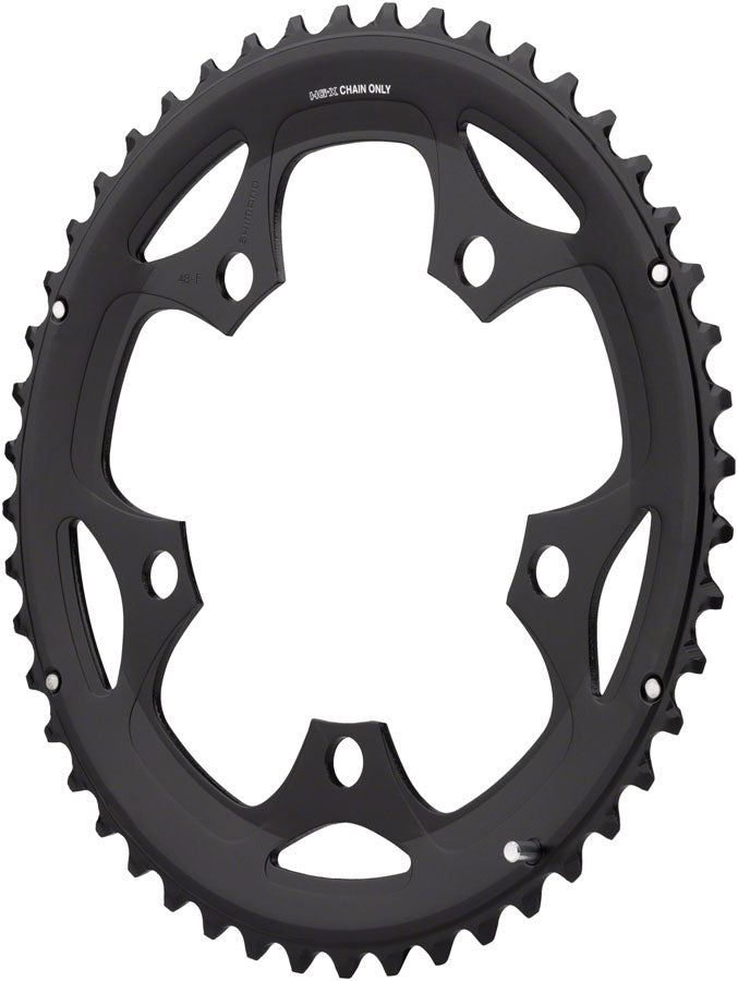 Shimano FC-R460 Chainring - 48t 5-Bolt 110 BCD Black Chainrings Shimano   