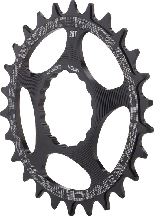 RaceFace Narrow Wide Chainring: Direct Mount CINCH 26t Black Chainrings Race Face   