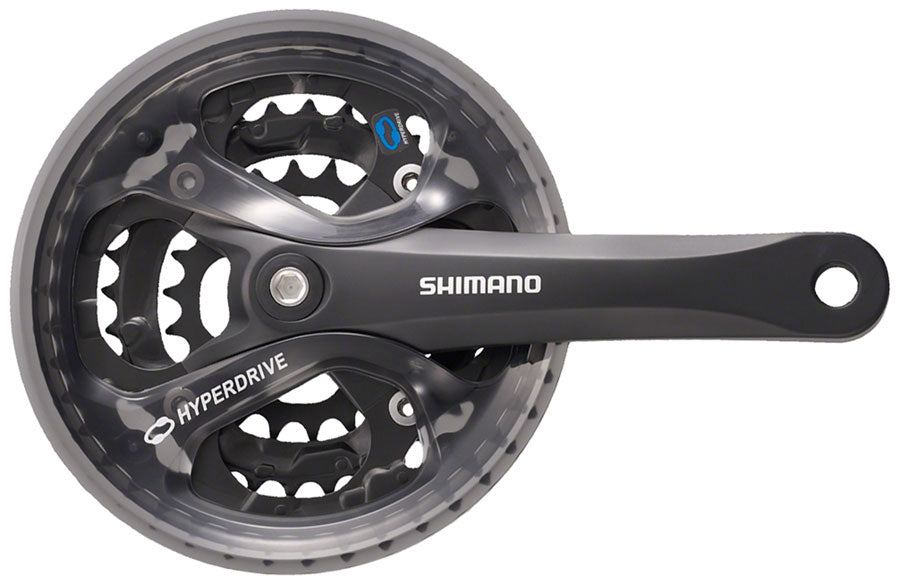 Shimano Acera FC-M361 Crankset - 170mm 7/8-Speed 48/38/28t 104/64 BCD Square Taper JIS Spindle Interface BLK Cranksets and Arms Shimano   