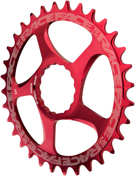 RaceFace Narrow Wide Chainring: Direct Mount CINCH 26t Red Chainrings Race Face   