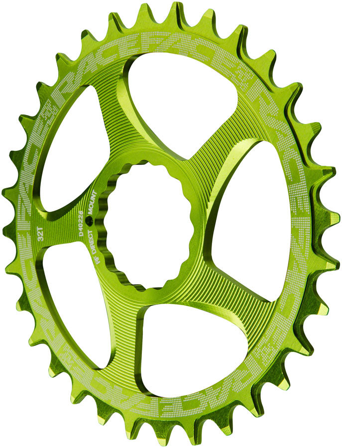 RaceFace Narrow Wide Chainring: Direct Mount CINCH 32t Green Chainrings Race Face   
