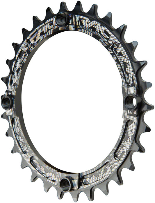 RaceFace Narrow Wide Chainring: 104mm BCD 30t Black Chainrings Race Face   