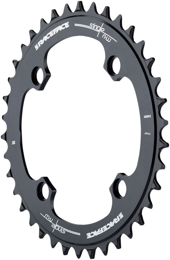 RaceFace Narrow Wide Chainring: 104mm BCD 32t Black Chainrings Race Face   