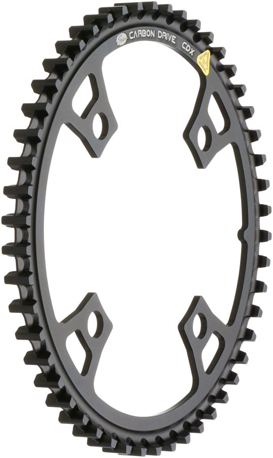 Gates Carbon Drive CDX CenterTrack Front Belt Drive Ring - 50t 4-Bolt 104mm BCD BLK Belt Drive Ring Gates Carbon Drive   