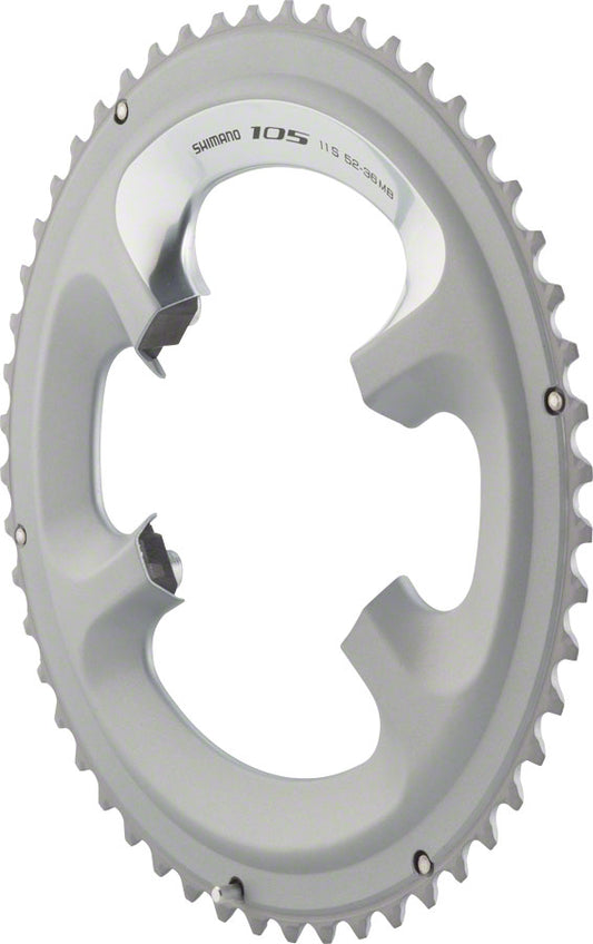 Shimano 105 5800-S 50t 110mm 11-Speed Chainring For 50/34t Silver Chainrings Shimano   