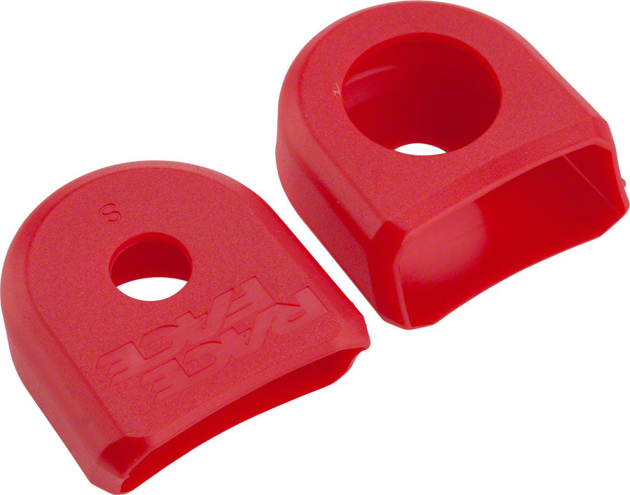 RaceFace Crank Boots: For Alloy Cranks 2-Pack Red Crank Bolts and Parts Race Face   