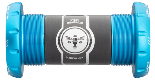 Chris King ThreadFit 30 Bottom Bracket Fit Kit 3 - English For 30mm Spindles Matte Turquoise Bottom Brackets Chris King   