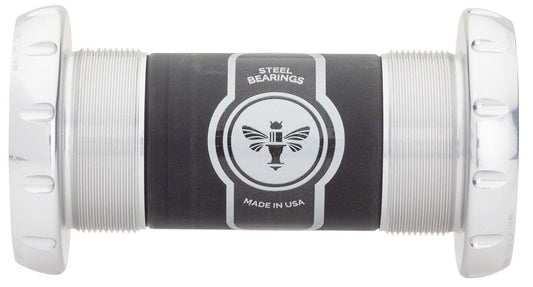 Chris King ThreadFit 30 Bottom Bracket Fit Kit 3 - English For 30mm Spindles Silver Bottom Brackets Chris King   