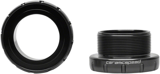 CeramicSpeed Italian Road Bottom Bracket - DUB Road Spindle Black Bottom Brackets CeramicSpeed   
