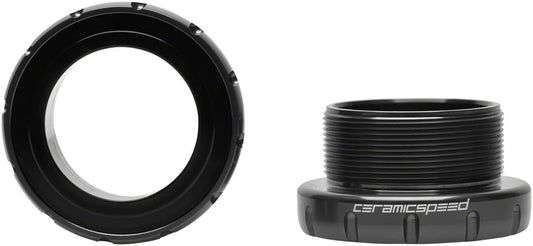 CeramicSpeed Italian Road Bottom Bracket - DUB Road Spindle Coated Races BLK Bottom Brackets CeramicSpeed   