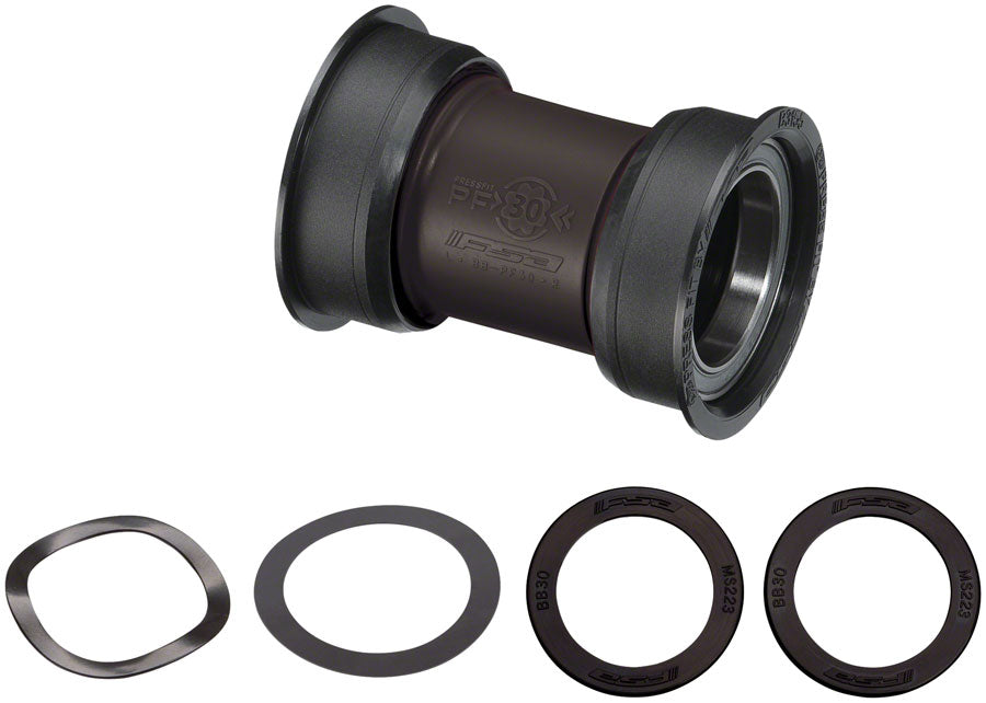 Full Speed Ahead BB-PF4002/MegaExo 19 Bottom Bracket - BB386 86.5mm 19mm Spindle Interface BLK Bottom Brackets FSA   