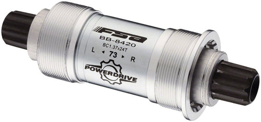 FSA FSA Speed Ahead 8420ST Power Drive Bottom Bracket - English 73x118mm FSA Power Drive Spindle Silver Bottom Brackets FSA   