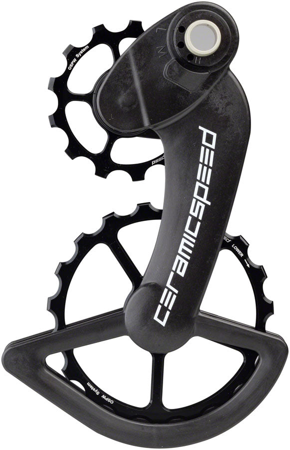 CeramicSpeed OSPW Pulley Wheel System Campagnolo Derailleurs - Alloy Pulley Carbon Cage BLK Cage Assembly CeramicSpeed   