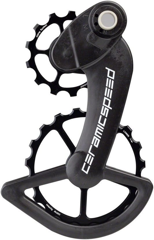 CeramicSpeed OSPW Pulley Wheel System Campagnolo Derailleurs - Alloy Pulley Carbon Cage BLK Cage Assembly CeramicSpeed   