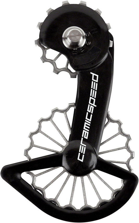 CeramicSpeed OSPW Pulley Wheel System Shimano 9100/8000 Series - Coated Races 3D Printed Titanium Pulley Carbon Cage Ti Cage Assembly CeramicSpeed   