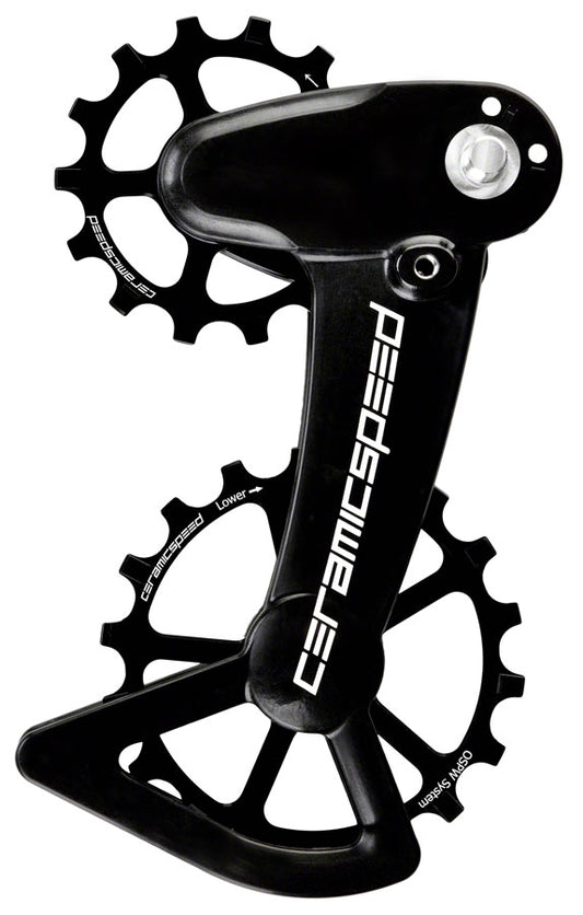 CeramicSpeed OSPW X Pulley Wheel System Shimano XT/XTR 1x12  - Alloy Pulley Carbon Cage BLK Cage Assembly CeramicSpeed   