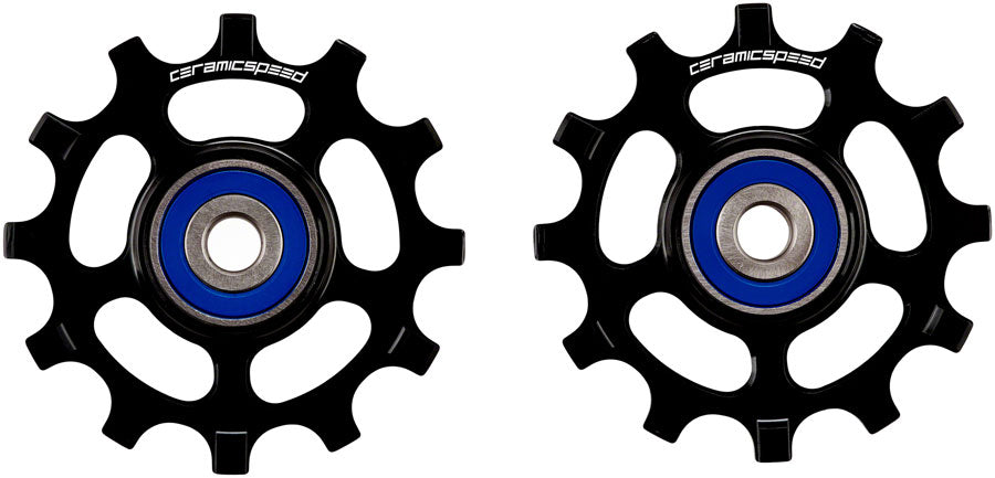 CeramicSpeed Pulley Wheels Shimano 11-Speed - 12 Tooth Narrow Wide Alloy BLK Pulley Assembly CeramicSpeed   