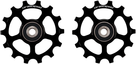 CeramicSpeed Pulley Wheels Shimano XT/XTR 12-Speed - 14 Tooth Coated Races Alloy BLK Pulley Assembly CeramicSpeed   