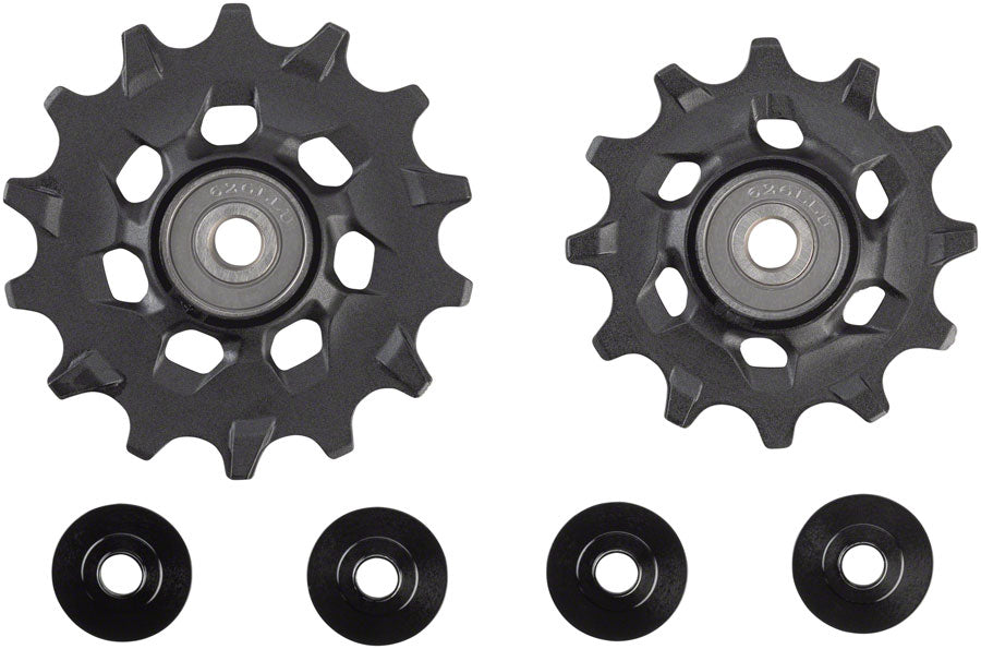 SRAM GX Rear Derailleur Pulley Kit - 2x11-Speed Black Pulley Assembly SRAM   