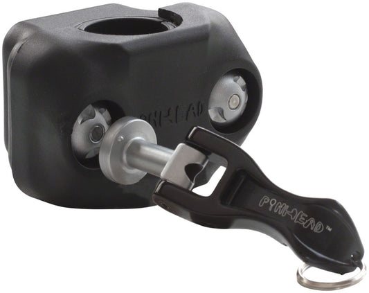 Pinhead TagBox Security Tag Holder - AirTag SmartTag Frame/Seatpost Clamp Mount 34.9/31.8/30.0/28.6 Bracket/Accessory Pinhead   