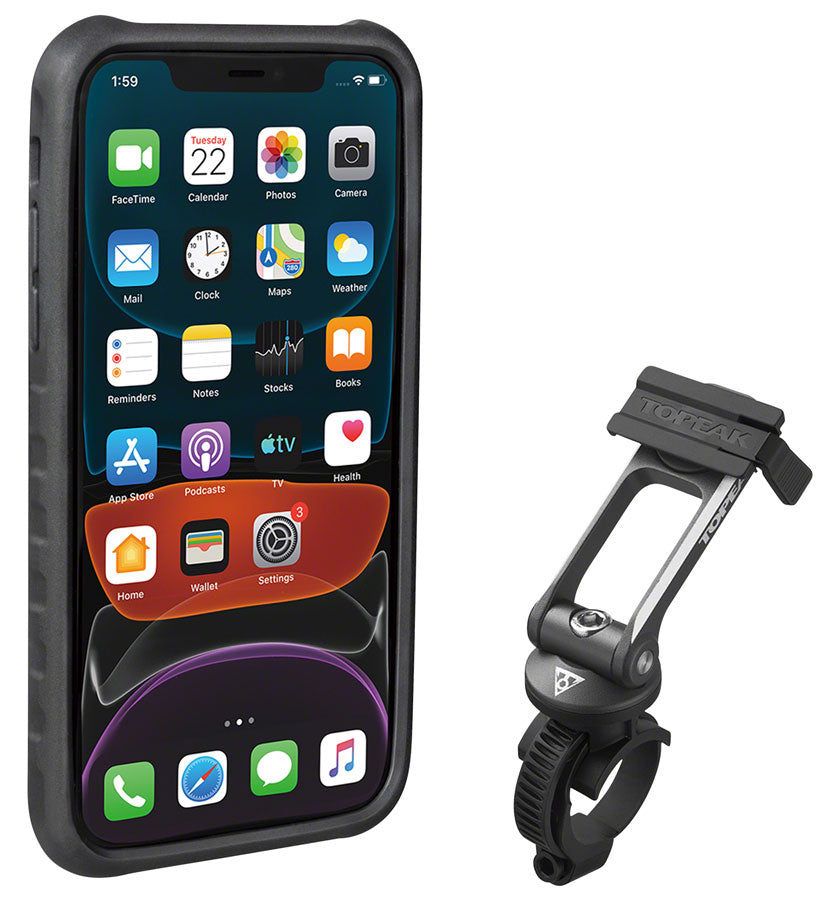 Topeak Ridecase w/Mount - iPhone 11 Phone Bag and Holder Topeak   