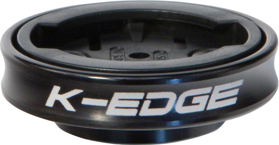 K-EDGE Gravity Cap Stem Mount for Garmin Quarter Turn Type Computers Black Computers and Accessories K-Edge   
