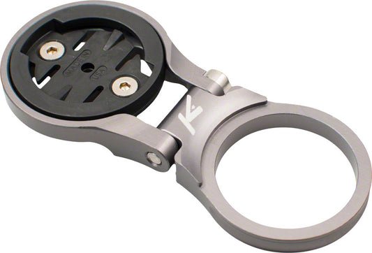 K-EDGE Adjustable Stem Mount for Garmin Quarter Turn Type Computers Gunmetal Computers and Accessories K-Edge   