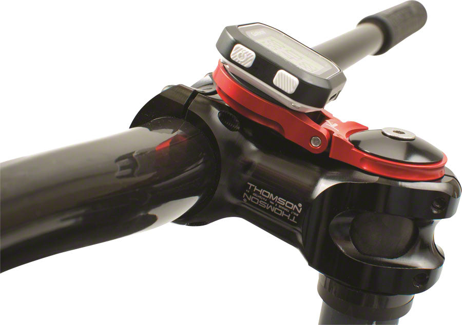 K-EDGE Adjustable Stem Mount for Garmin Quarter Turn Type Computers Red Computers and Accessories K-Edge   