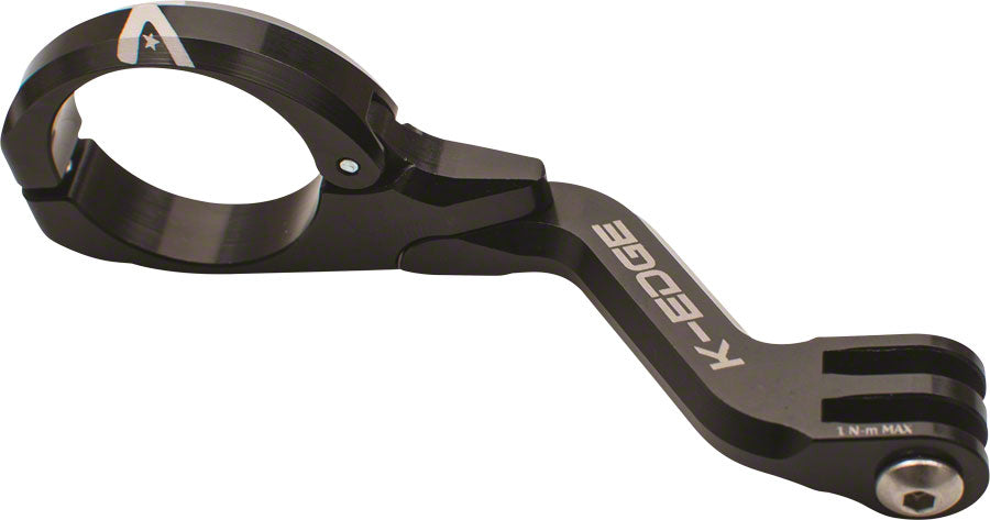 K-EDGE Go Big Pro Universal Action Camera Light On-Center Handlebar Mount 31.8mm BLK Camera Mounts K-Edge   