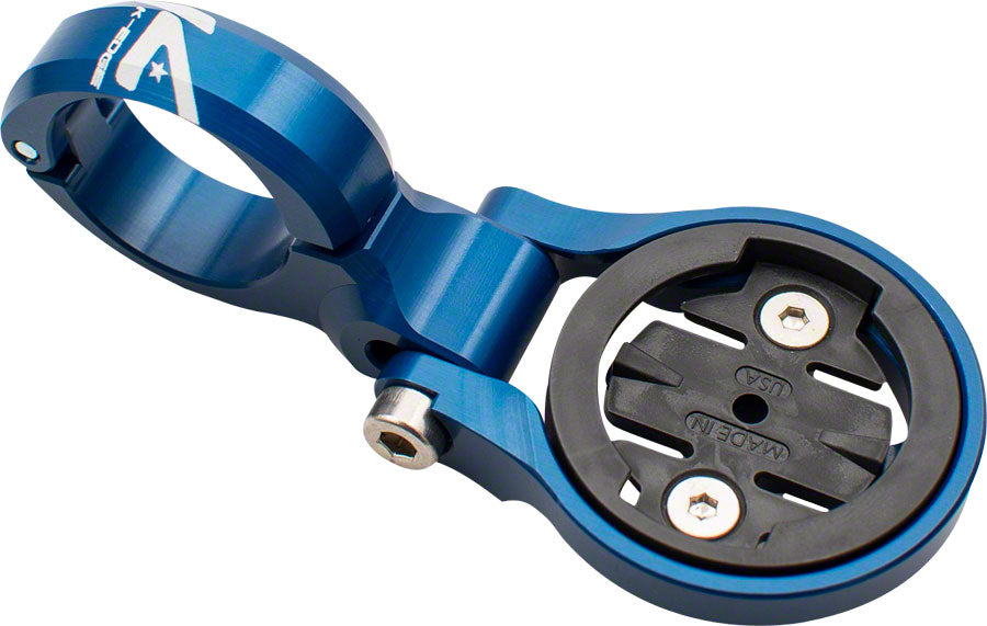 K-EDGE Garmin Sport TT/Aero Handlebar Mount: 22.2mm Blue Computers and Accessories K-Edge   