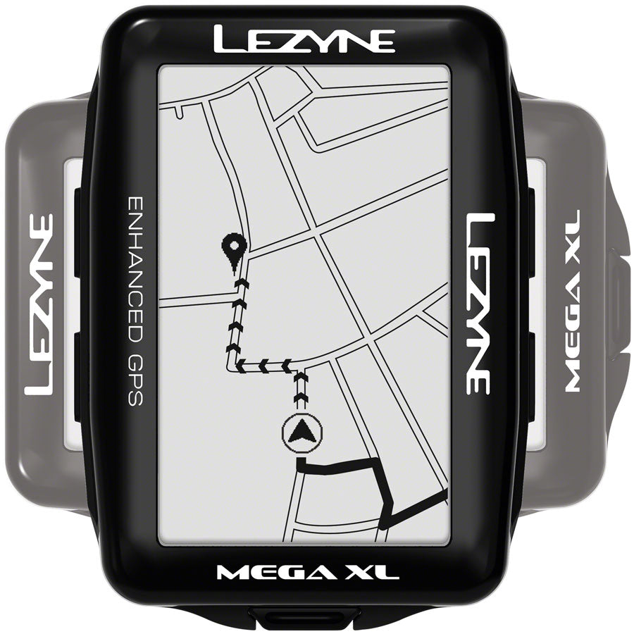 Lezyne Mega XL GPS Bike Computer - GPS Wireless Black