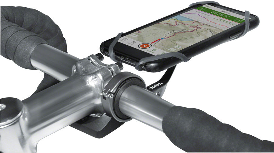 Delta X-Mount Bar Pro Handlebar Mount Phone Holder Phone Bag and Holder Delta   