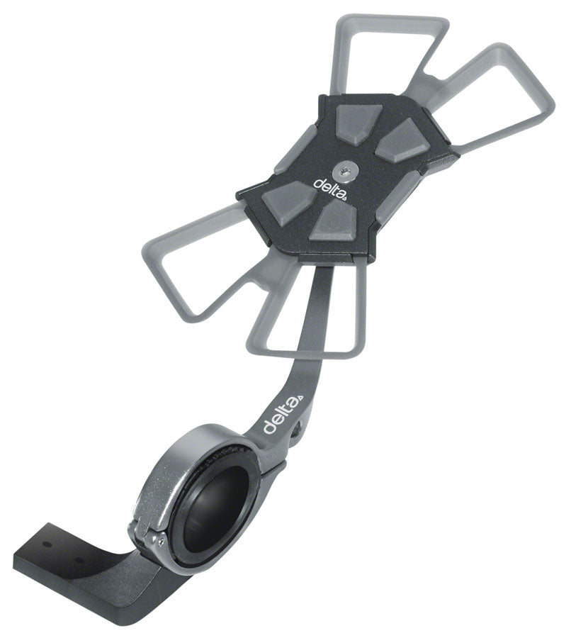Delta X-Mount Bar Pro Handlebar Mount Phone Holder Phone Bag and Holder Delta   