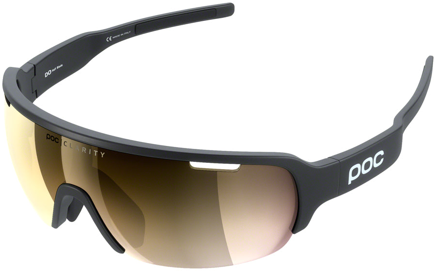 POC Do Half Blade Sunglasses - Uranium Black Violet/Gold-Mirror Lens Sunglasses POC   