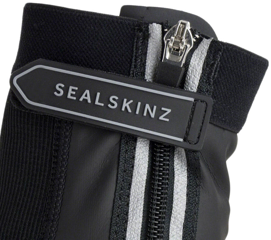 Sealskinz All Weather LED Open Sole Cycle Overshoe - Black Medium Shoes and Insoles SealSkinz   