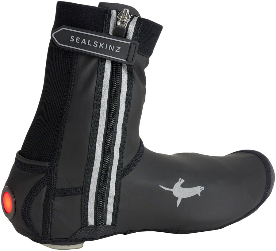 Sealskinz All Weather LED Open Sole Cycle Overshoe - Black Small Shoes and Insoles SealSkinz   