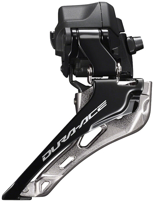 Shimano Dura-Ace FD-R9250 Di2 Front Derailleur - 2x12-Speed Braze-on Down Swing For 50-55t Max BLK/Silver Front Derailleurs and Parts Shimano   