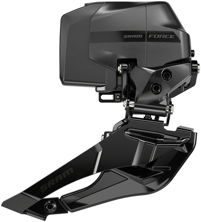 SRAM Force AXS Wide eTap Front Derailleur - 2x12-Speed Braze-On Battery Not Included Iridescent Gray D2 Front Derailleurs and Parts SRAM   