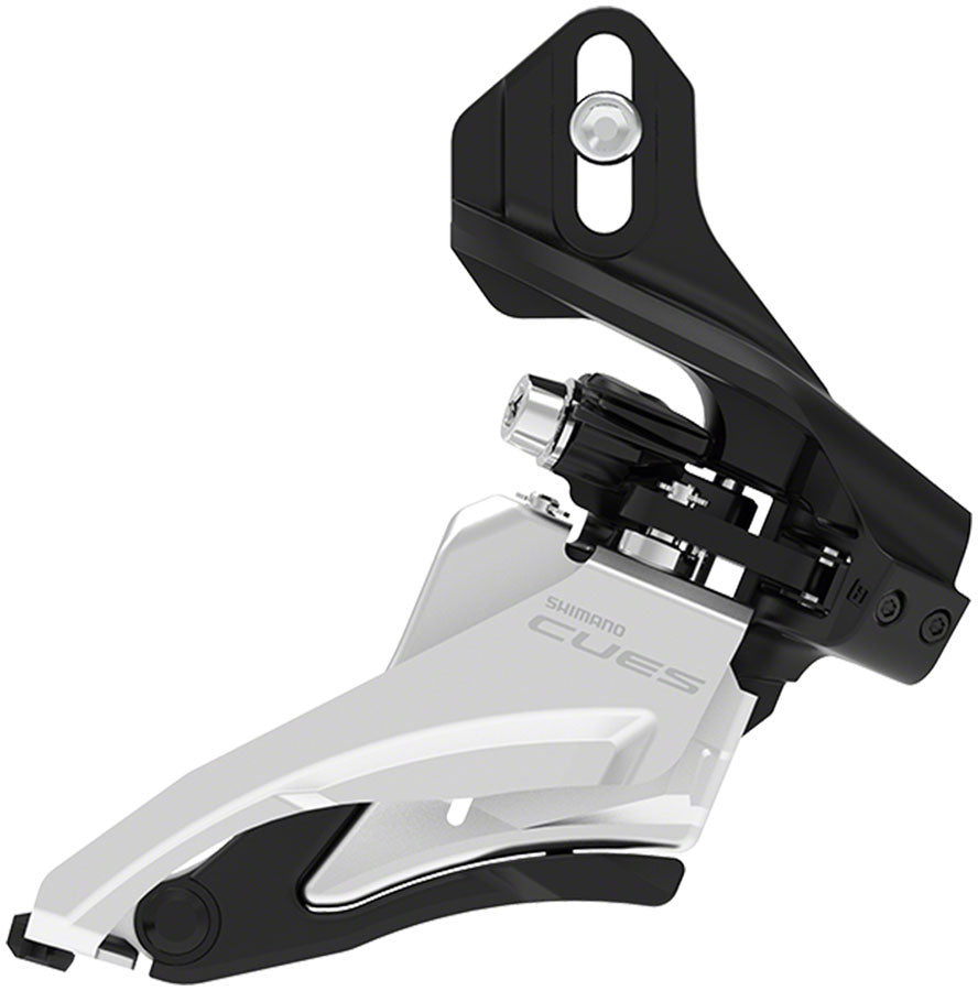 Shimano CUES FD-U4000-D Front Derailleur - 9/10-Speed Double Side Swing Direct Mount 36/40t Max BLK/Silver Front Derailleurs and Parts Shimano   