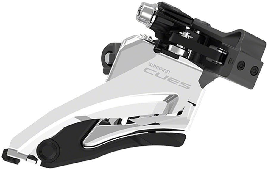 Shimano CUES FD-U6000-M Front Derailleur - 10/11-Speed Double Side Swing Mid Clamp Mount 36/40t Max BLK/Silver Front Derailleurs and Parts Shimano   