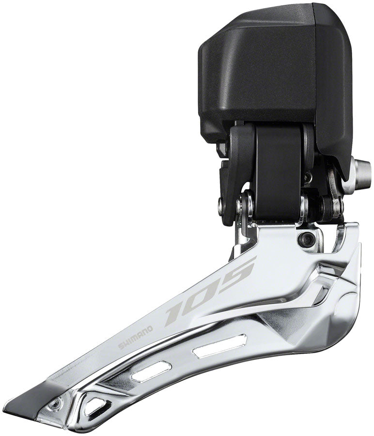 Shimano 105 FD-R7150 Di2 Front Derailleur - 2x For 2x12-Speed Braze-On Down-Swing BLK Front Derailleurs and Parts Shimano   