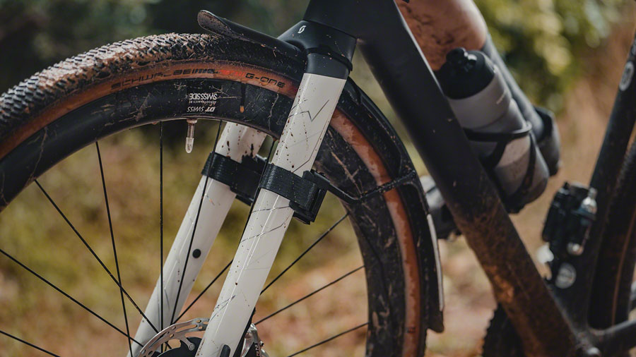 Topeak Tetrafender G1 Front Fender - Fits Up To 650/700 x 50 Gravel Tire BLK Clip-On Fender Topeak   