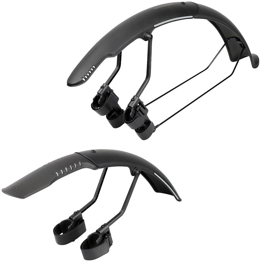 Topeak Tetrafender G1 / G2 Fender Set - Fits Up To 650/700 x 50 Gravel Tire BLK Clip-On Fender Topeak   